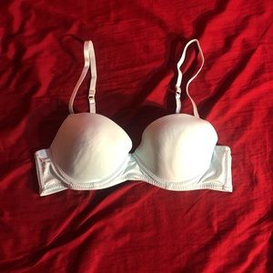 🔴 Super Beauty By Rene Rofe Blue Underwire Blue Bra 34